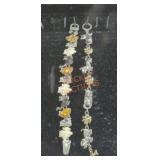 Cat/Dog Metal & Enamel Bracelets - Qty 2