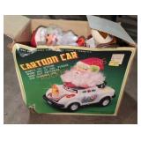 Santa Cartoon Car