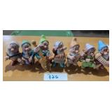 The Seven Dwarves Disney Figurines