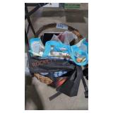 Large Woven Basket w Contents