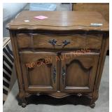 Decorated Wooden Side Table