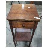 Vintage Wood Nightstand