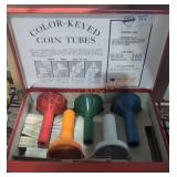 Color Keyed Coin Tubes