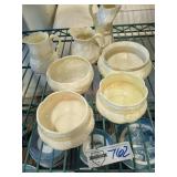 Belleek Creamer Pitchers and Dishes Lot