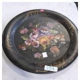 Painted Floral Tray