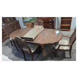 84"W x 42.25"D x 29.5"H Dining Set