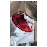 Clear Red Dish Set