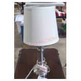 Silver Tone Table Lamp