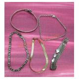 925 Stamped Bracelets - Qty 5