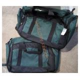 Green Duffle Bags - Qty 2