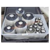 Vintage Kromex 18pc Canister Set