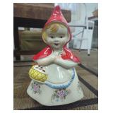 Vintage McCoy Little Red Riding Hood Cookie Jar