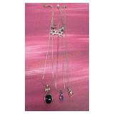 925 Stamped Jewelry Pieces - Qty 4