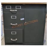 30.5"W x 17"D x 32"H Cole-Steel Filing Cabinet