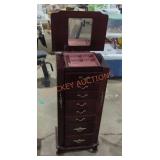 Standing Jewelry Armoire