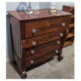 42.5"W x 19 3/4"D x 46.5"H 4-Drawer Dresser