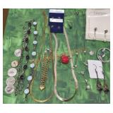 Sterling Stamped Costume Jewelry Lot Qty-15