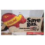 Plastic Champion Gas Sign