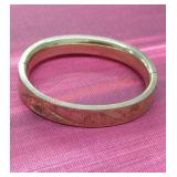 REX MFG.CO 1/20 Gold Stamped Bracelet