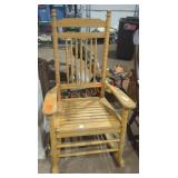 Light Wood Rocking Chair
