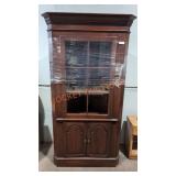 39"W x 21"D x 78"H Corner Cabinet