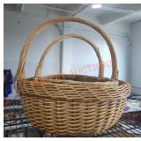 Woven Basket Lot - Qty 2
