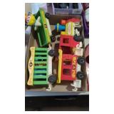 Toy Train and Airplane