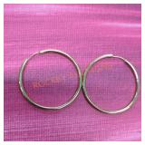 Gold Hoop Earrings (Not Stamped)