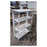 White 4-shelf Unit