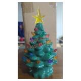 Ceramic Battery Powered Christmas Tree