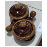 Stoneware Soup Bowls - Qty 2