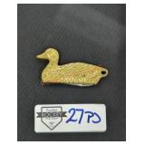 Vintage Brass Duck Pocket Knife