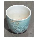 Early McCoy Aqua Pinecone Bowl