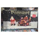 Santa with Sled Victorian Village