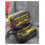 DeWalt 20v/60v flex volt 6 ah battery and charger