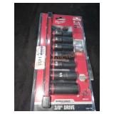 Milwaukee 3/8" Drive Impact Socket Set