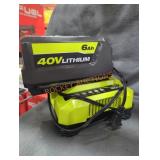 Ryobi 40v 6 ah battery and charger