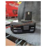 Ryobi 18v 4 ah battery
