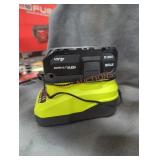 Ryobi 18v 4 ah battery and charger