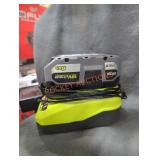 Ryobi 18v 6 ah battery and charger