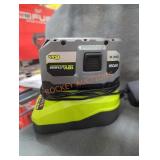 Ryobi 18v 6 ah battery and charger
