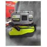 Ryobi 18v 6 ah battery and charger