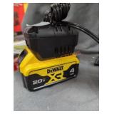 DeWalt 20v 4 ah battery and charger
