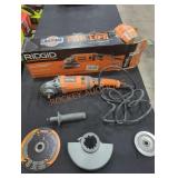 Ridgid Corded 7" Twist Handle Angle Grinder