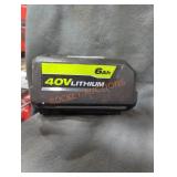 Ryobi 40v 6 ah battery