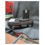 Ryobi 18v 2 ah battery