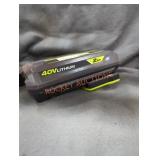 Ryobi 40v 2 ah battery and charger