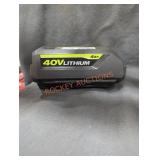 Ryobi 40v 4 ah battery