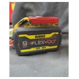 DeWalt 20v/60v flex volt 9 ah battery
