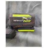 Ryobi 40v 6 ah battery and charger